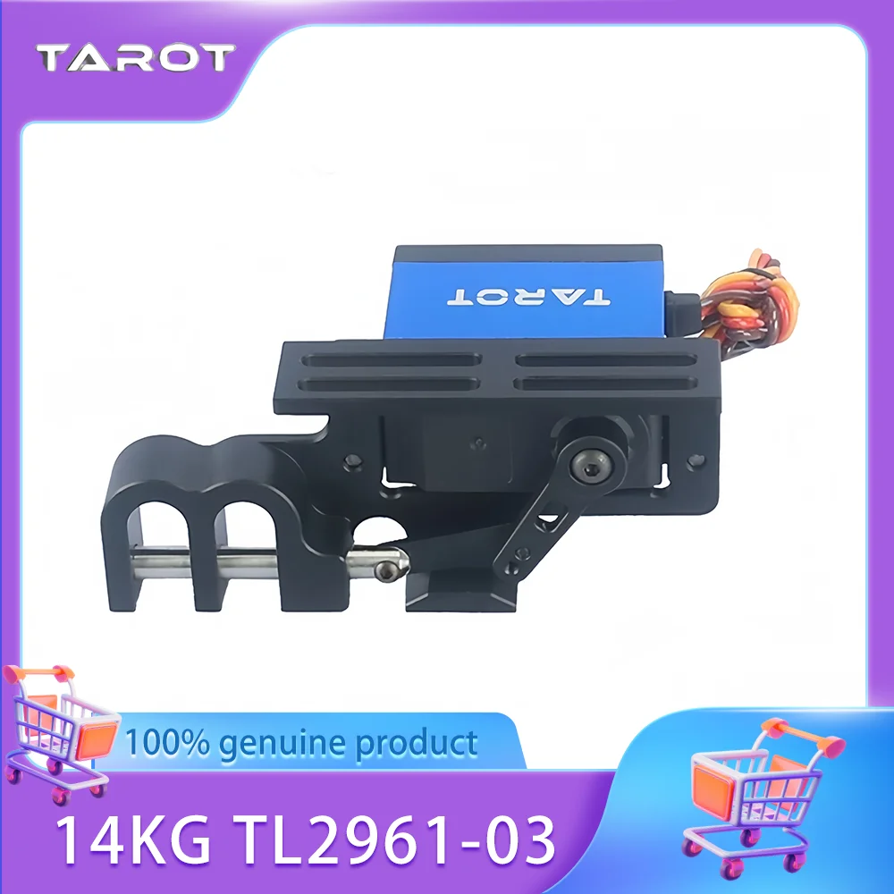 

Tarot Servo Drone thrower FPV Dropper Large Load 14KG Electronic Dropper Double throw TL2961-03
