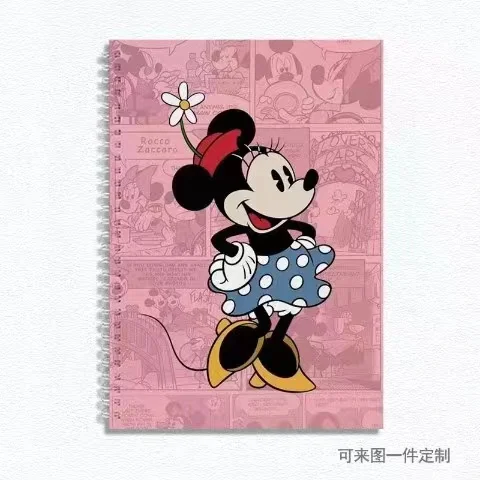 Imagem -05 - Páginas Disney Mickey e Minnie Limitada Livro de Imagens Engrossado Caderno Material Escolar de Escritório Sketchbook em Branco 30