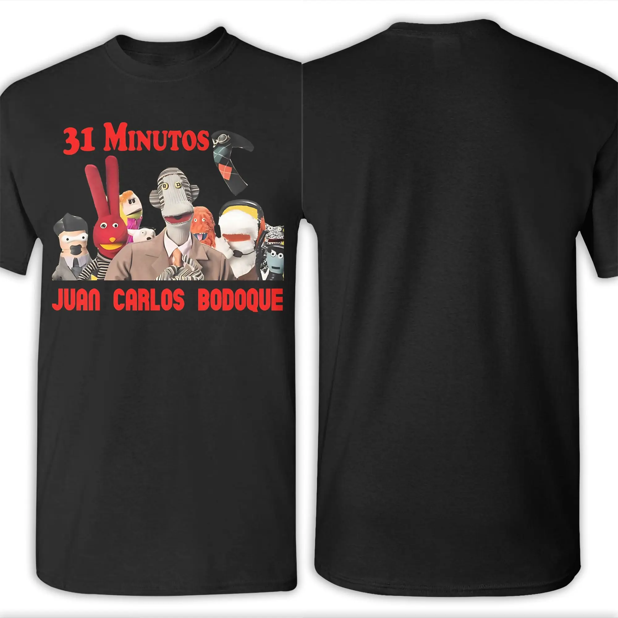 تي شيرت مطبوع 31 دقيقة خوان كارلوس بودوك والأصدقاء للرجال والنساء من القطن تي شيرت بأكمام قصيرة