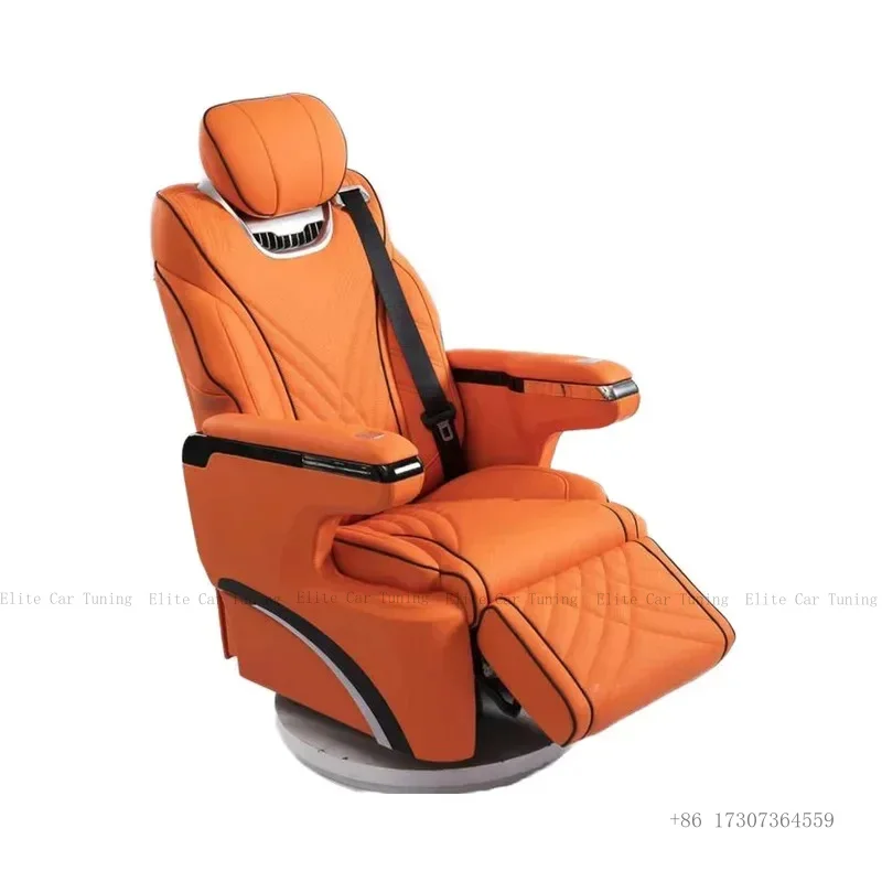Factory Hot Selling Customized Luxury Auto Leather Seat Heating Massage Electric 7-Seater Function for MPV SUV Conversion
