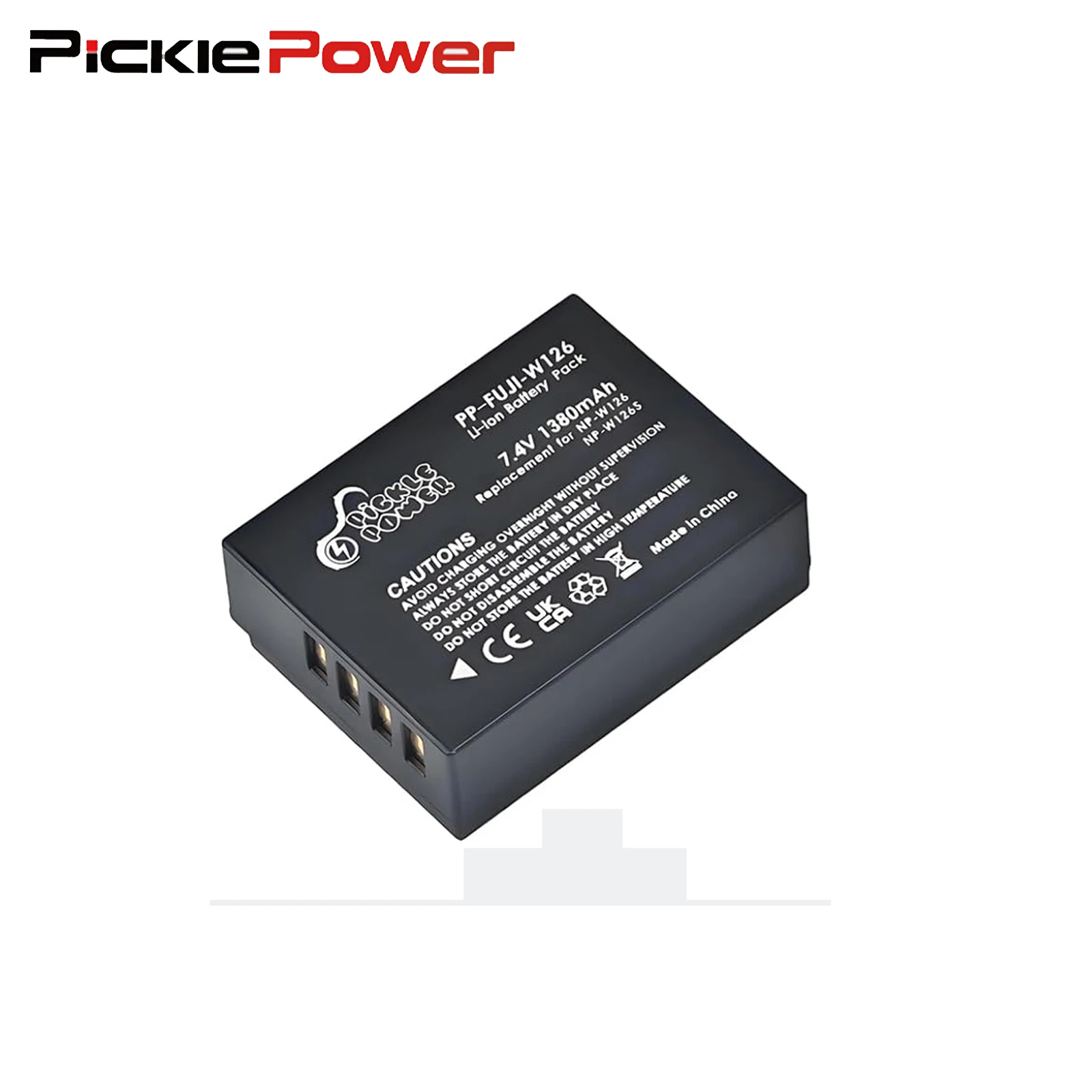 Picke Power NP-W126 NP-W126S Battery for Fuji X-M5 X-T50 X100V