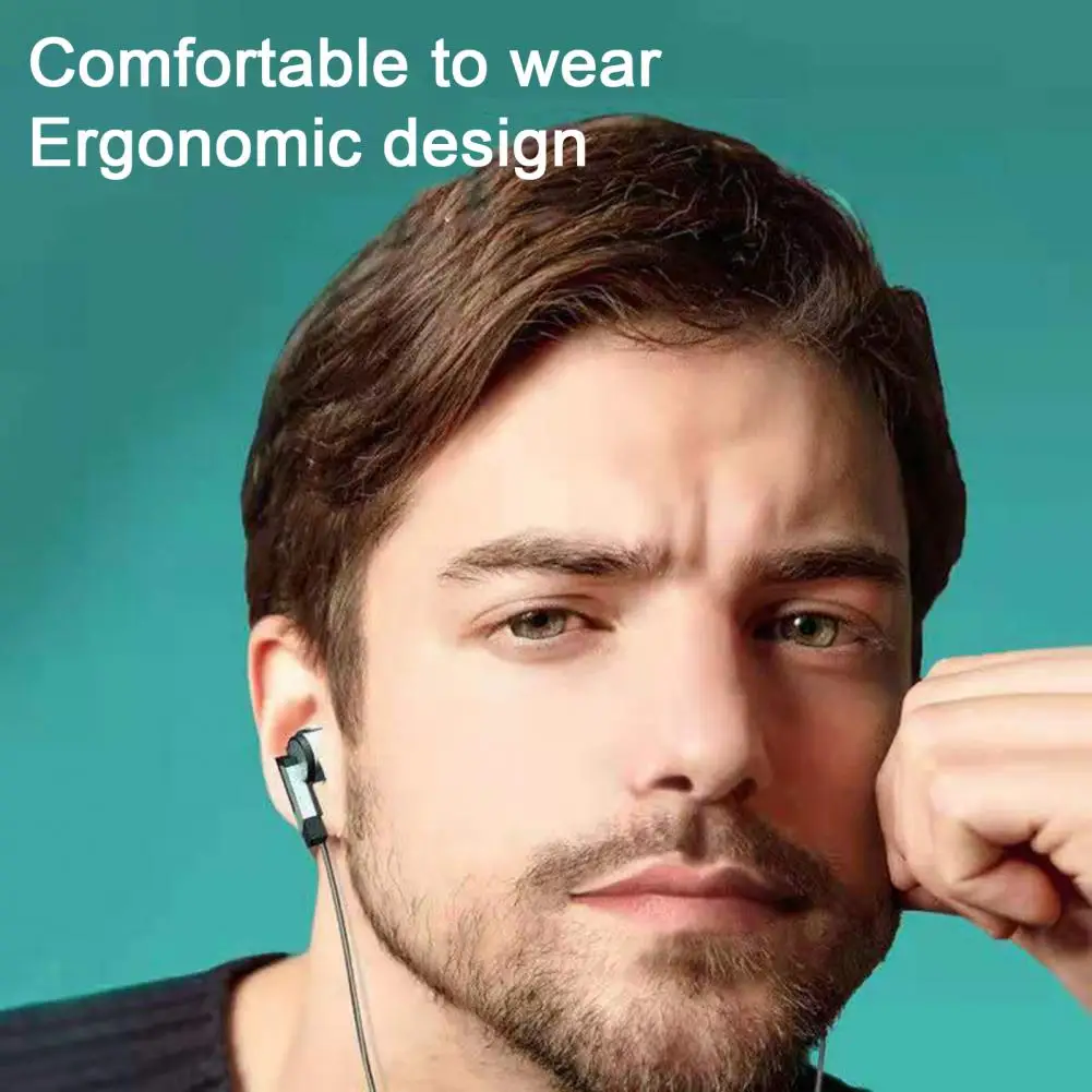 Ergonomic Design Earphone for Long-term Wear Comfortable In-ear Game Headset with Line Control Subwoofer for Long-lasting Wear