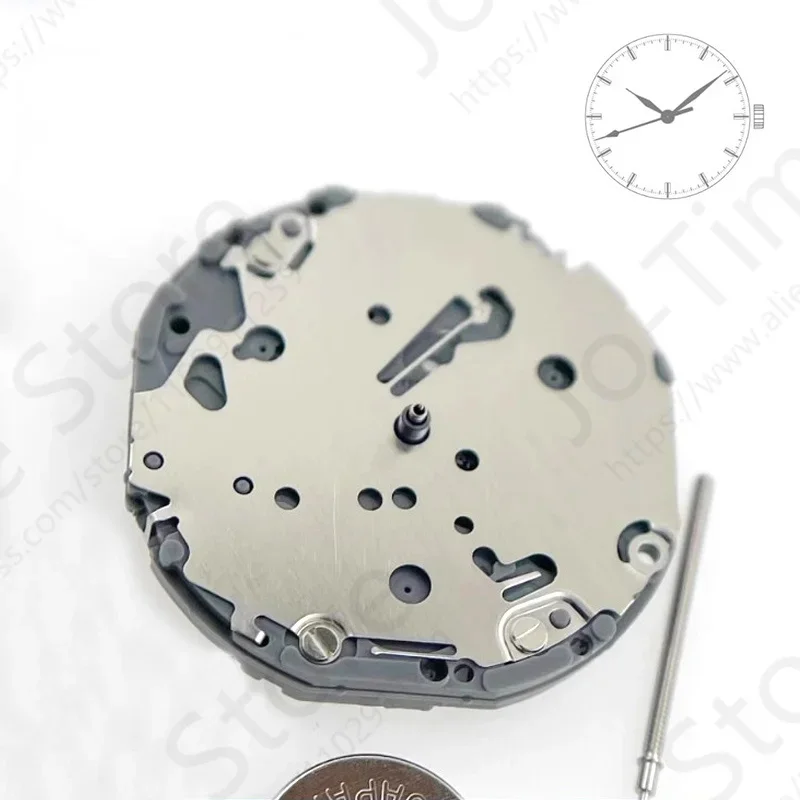 VH31B Sweep Second 3-Hands Quartz Movement Japan TMI Time Module 110 ½ Ligne 1/4 Century for Watch Repair