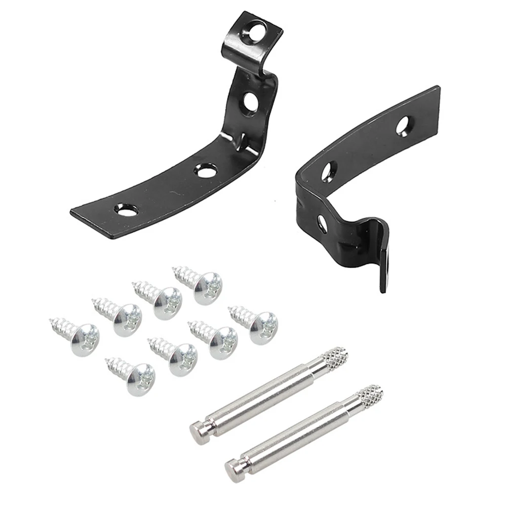 Elegant Design Sturdy Easily Install Repair Fix Brackets Glove Box Practical Replacement Stylish Auto Parts Black +silver