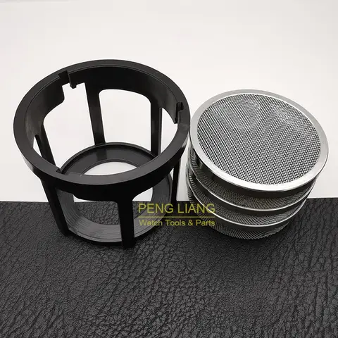 304L rostfritt stål korgar set för klockrengöringsmaskin, klockreparationsverktyg 8 best sales klockrengöringskorgar - №6