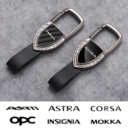 Luxury Men Women Business Fashion Car Keychain Car Styling Alloy Key Ring For Opel Adam Astra Corsa Insignia Mokka OPC