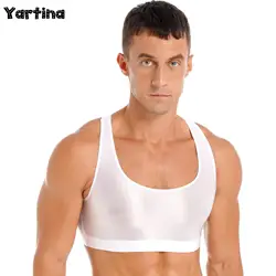 Camiseta sin mangas con cuello en U para hombre