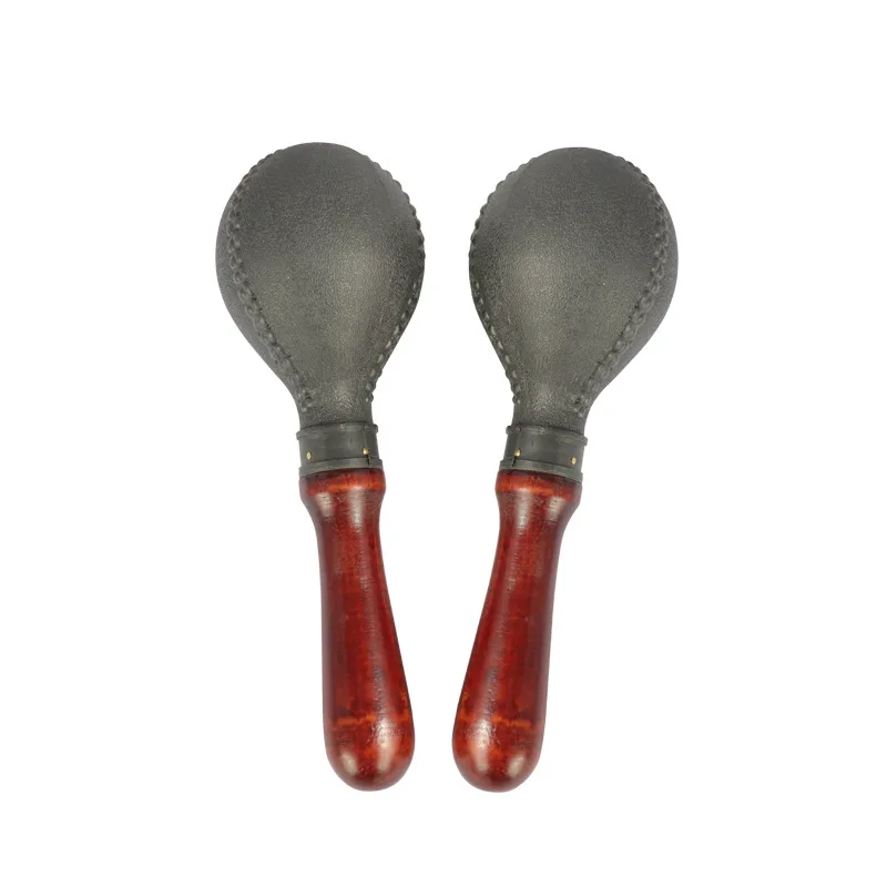 Orff Percussion Instrument Sand Hammer Interactive Plastic Sand Ball, Children's Music Teaching Aids Wooden Handle Sand Tube
