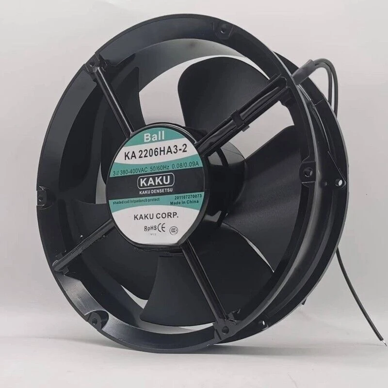 Y+for 1pcs KUKA KA2206HA3-2 AC380V 2-wire round cooling fan 220*220*tn