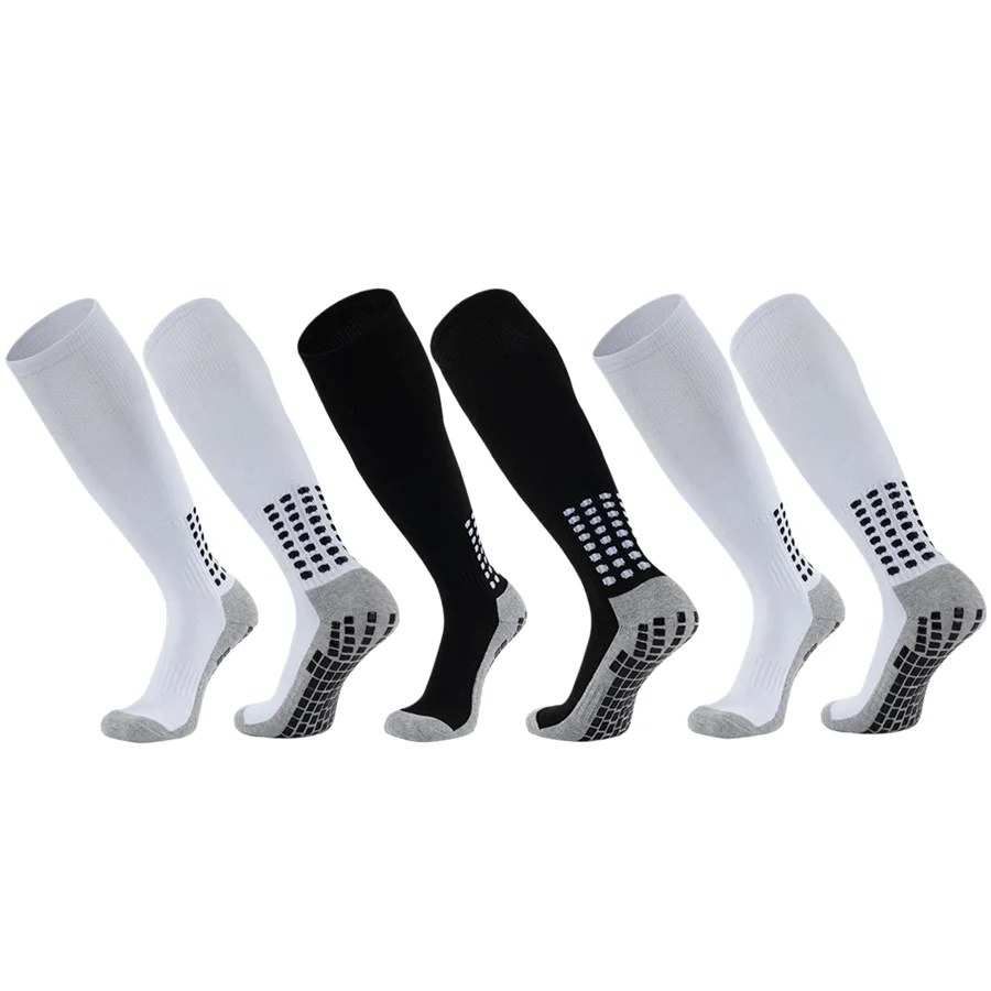 

1/3pairs Men Women Non Slip Grip Socks Football Basketball Breathable Shockproof Training Socks
