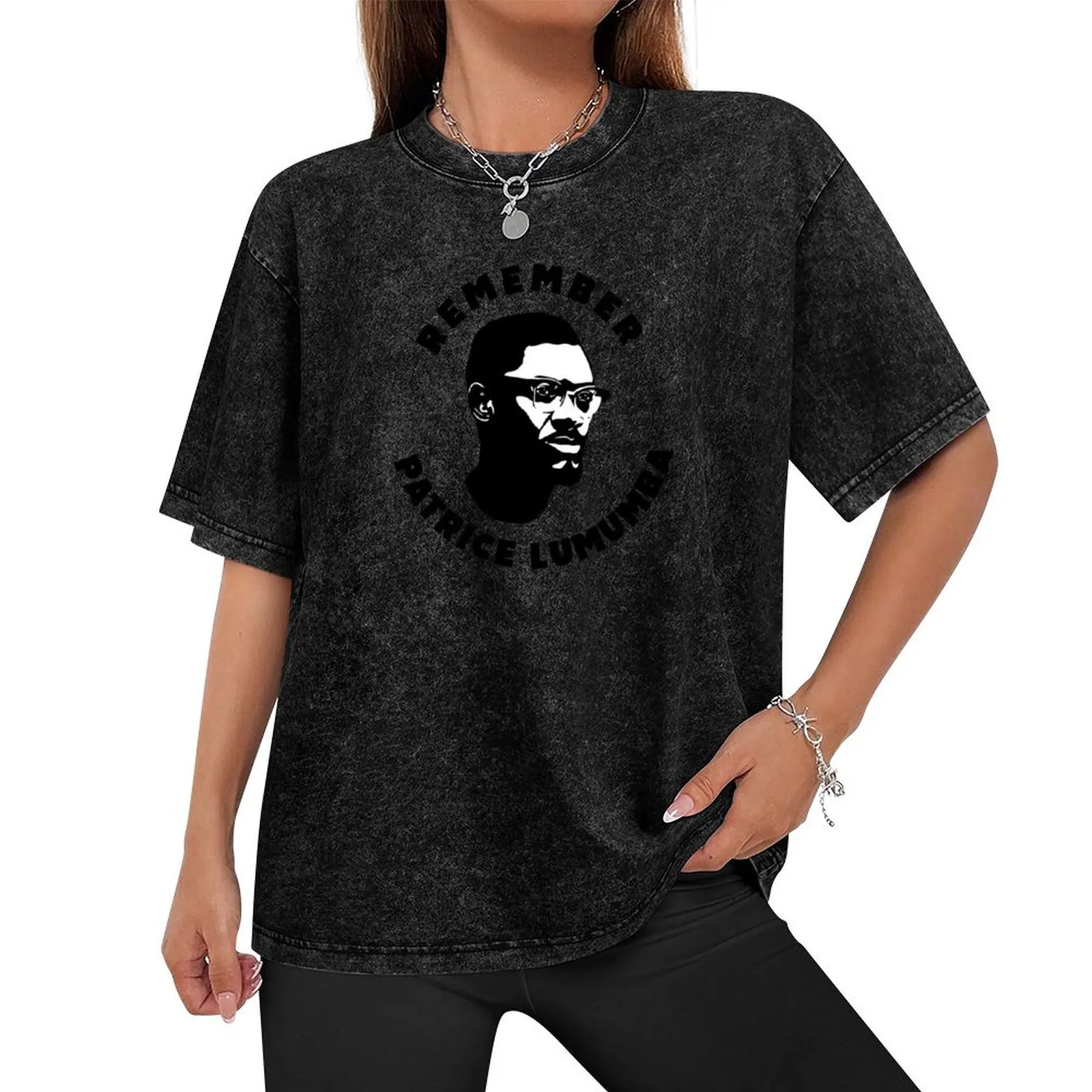 Remember Patrice Lumumba T-Shirt shirts graphic tee boys whites cotton graphic tees graphics plain black t shirts men