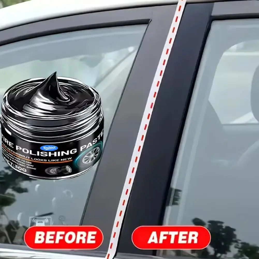 Car interior scratch repair paste, interior and exterior plastic polishing wax for leather, tires, steering wheel
