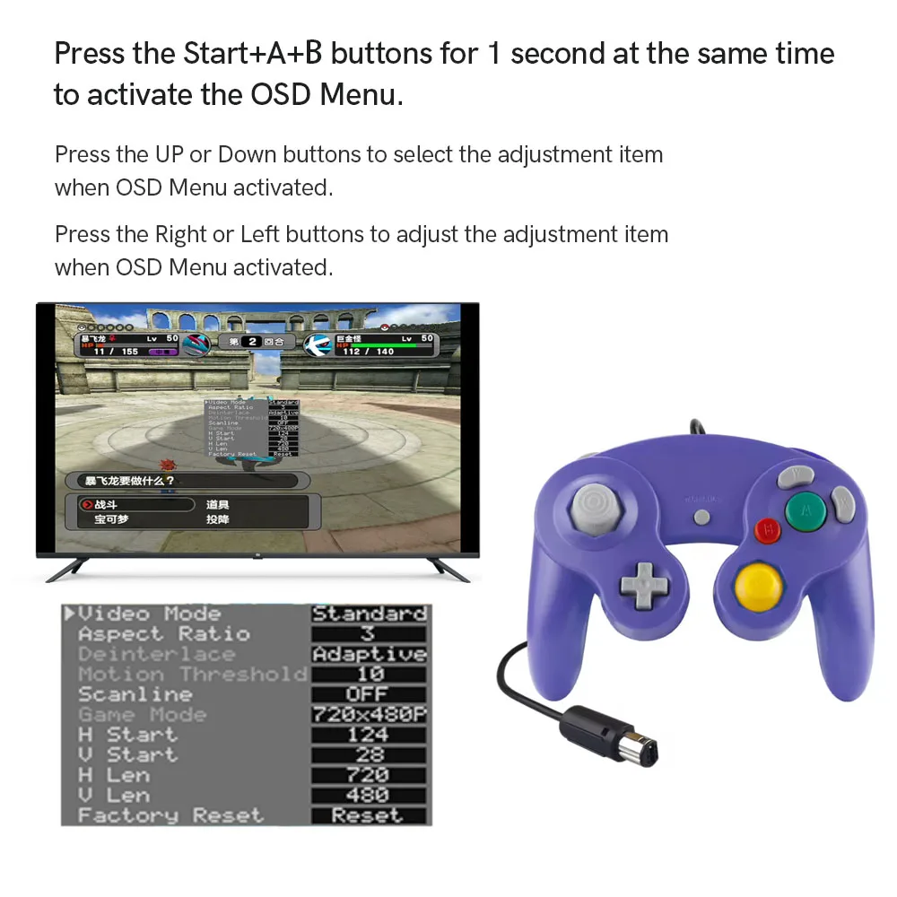 Internes NGC Digital HDMI Kit Digital zu Digital HDMI Mod Kit für NGC GameCube Konsole