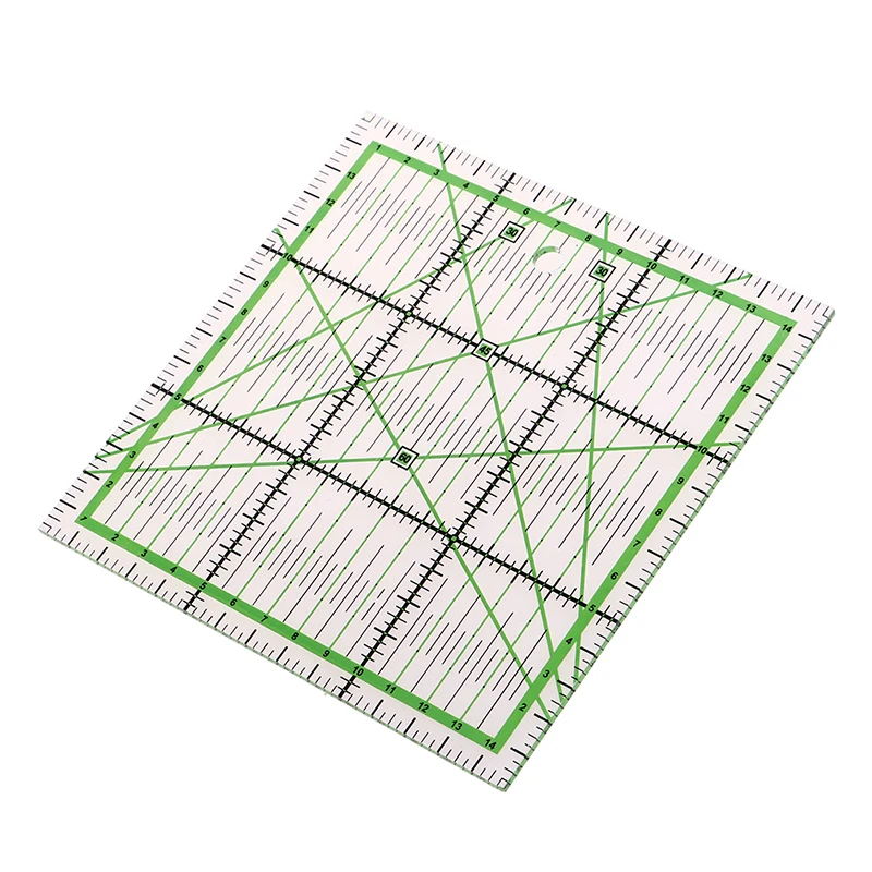 DIY Hand Tool Patchwork Ruler Square Shape Tailor Yardstick Cloth Cutting Rulers