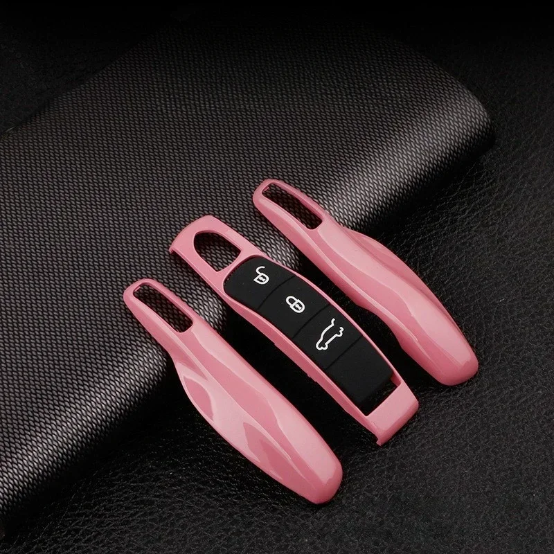 for Porsche Panamera Spyder Carrera Macan Boxster Cayman Cayenne 911 970 981 991 Car Smart Remote Key Case Fob Covers Set Shell