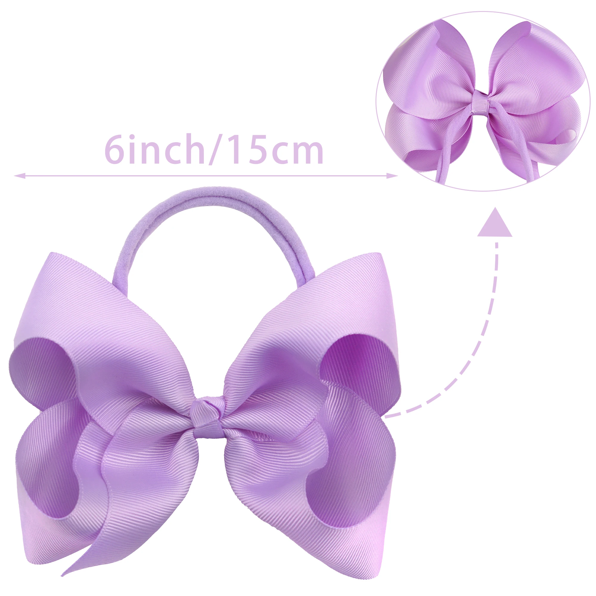 6Pcs 6 Inch Baby Headbands 6\