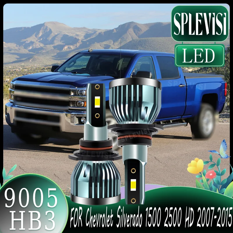 

Easy Installation 12v Headlight LED High Beam For Chevrolet Silverado 1500 2500 HD 2007 2008 2009 2010 2011 2012 2013 2014 2015