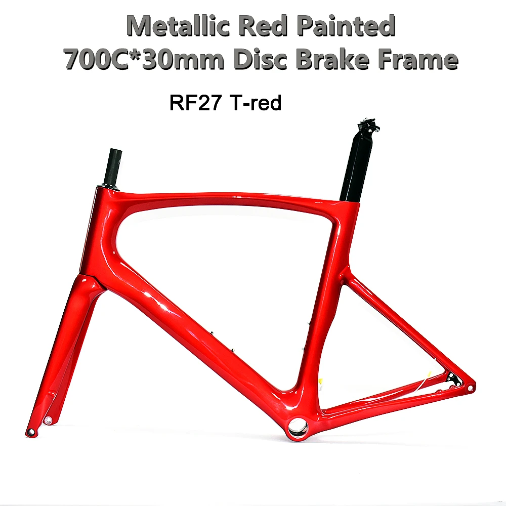 2024 Carbon Frame Full Hidden Cable Line Road Bike Frame Race Bike T47 Bottom Bracket Disc Brake Bicycle Frame DPD Shipping