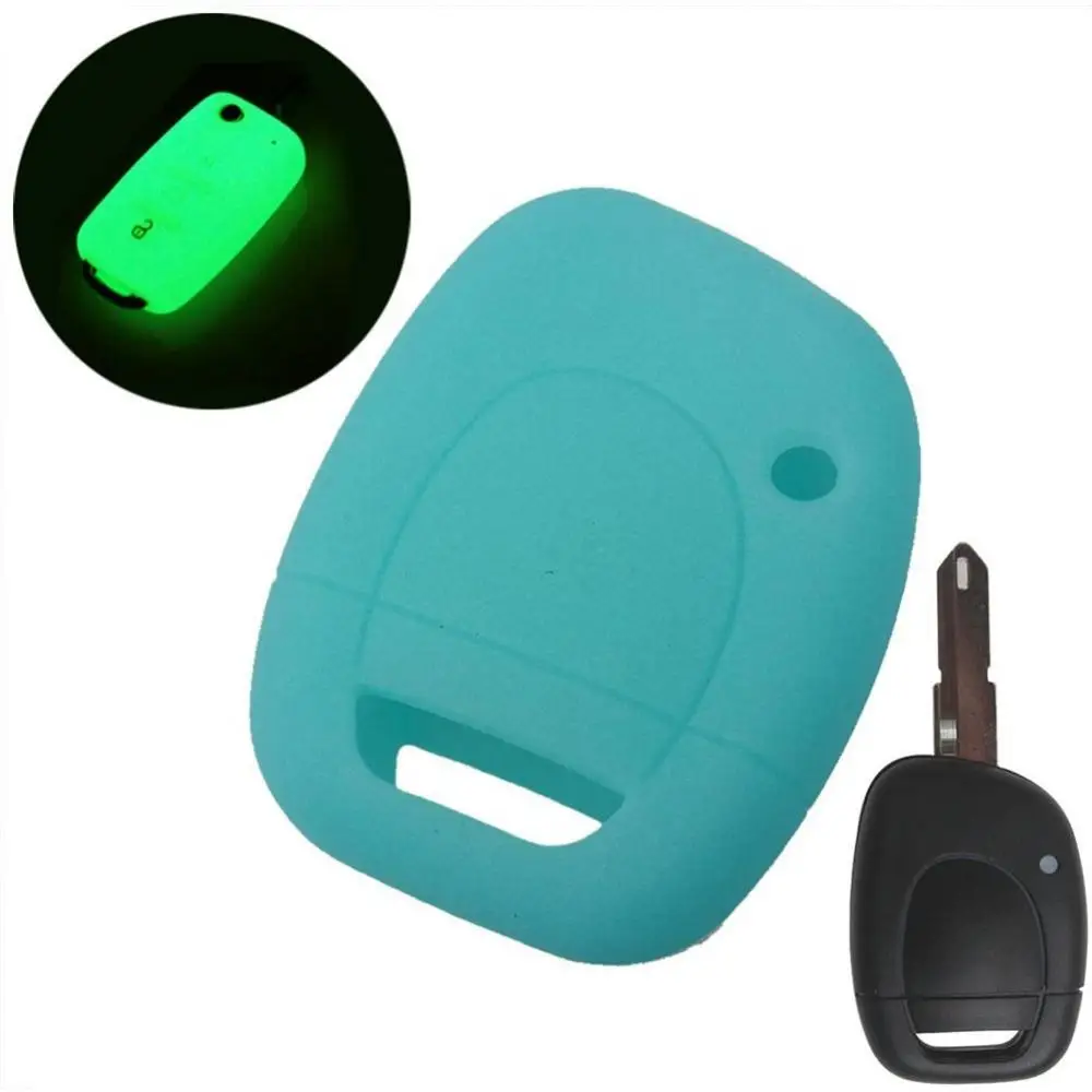 1 Button Silicone Car Key Cover Remote Shell Case Fob Cover for Renault Twingo/Clio/Kangoo/Master