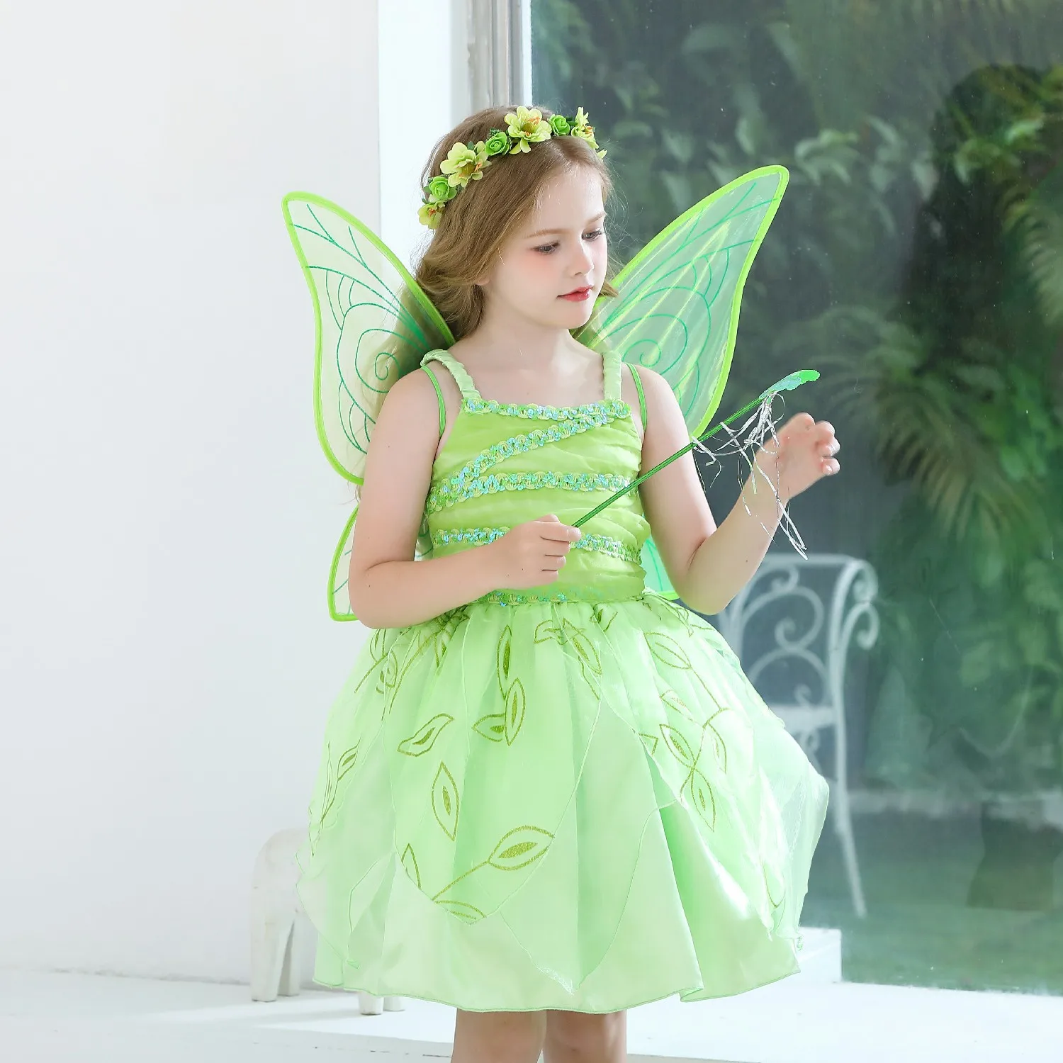 jellyfish dress to impress Green Fairy Little Girl's Halloween Costume by Teetot