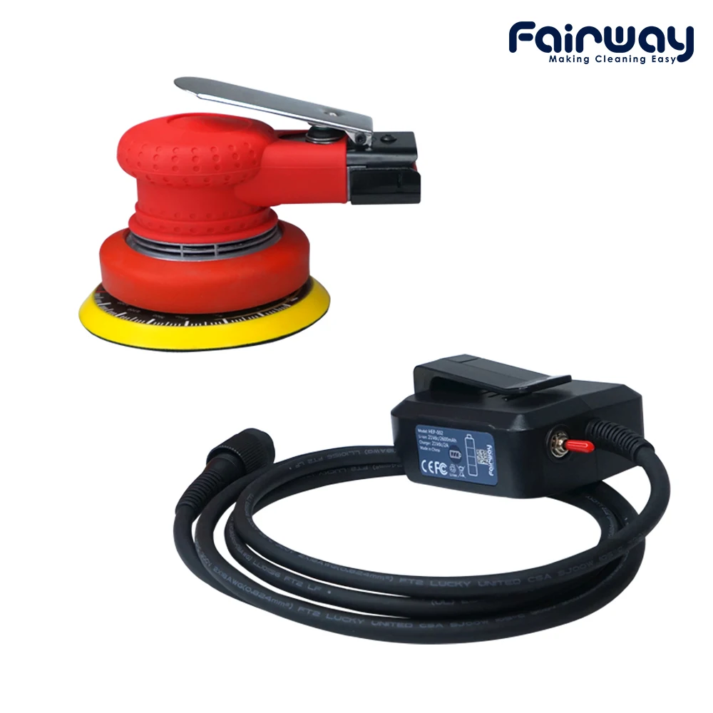 Premium Fairway Cordless Dual Action 5 Inch Polisher 21V Car Polishing Machine For Export