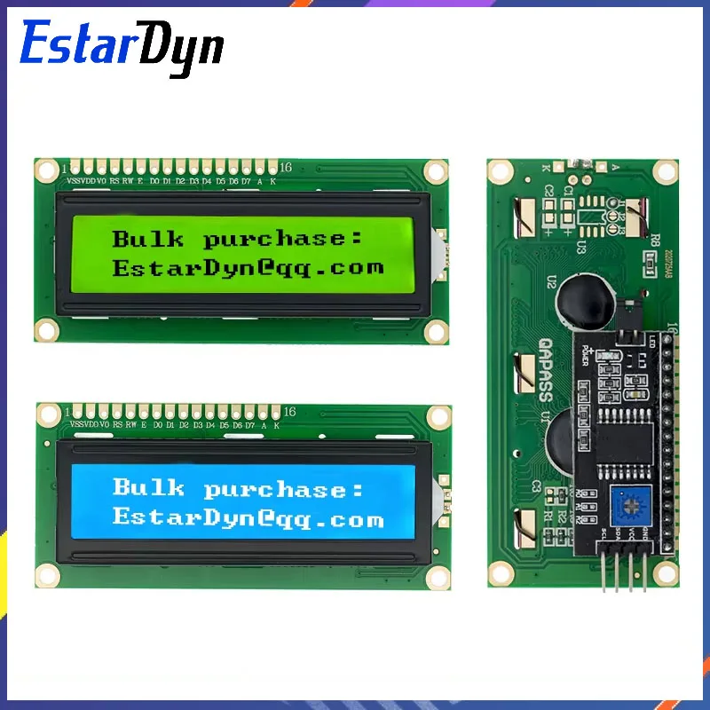 

Смартфон Estardyn с зеленым экраном IIC/I2C 1602 для Arduino 1602 LCD UNO r3 Mega2560 LCD1602