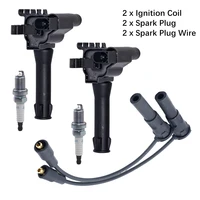 Kit de cables de bujía de bobina de encendido para MG GT 3SW MG3 MG5 ROEWE 350 360 e550 BAOJUN 330 ZOTYE T600 X7 accesorios del sistema de encendido