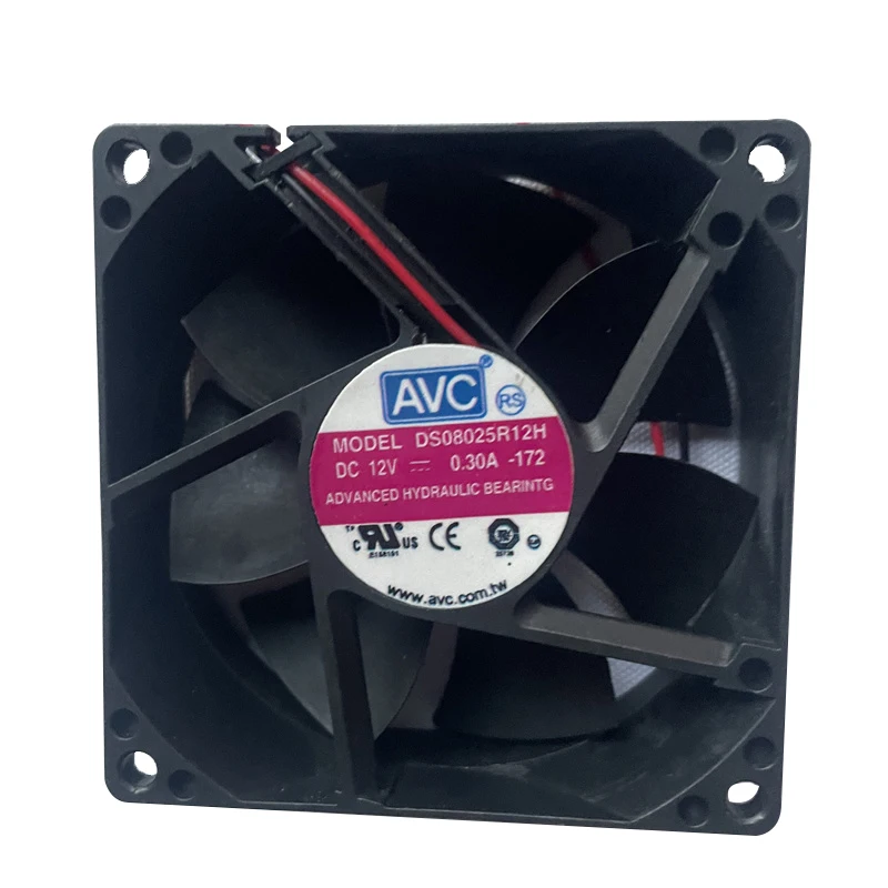 Kipas aksial 80x80x25mm 80mm 8025 fan DC 12V 0,3 A 2pin