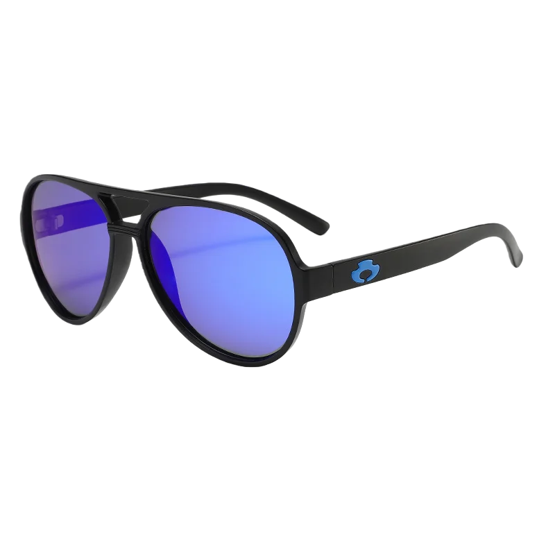 AliExpress karos Blue Otter Pilot Classic Polarized Sunglasses for Men Women Summer Driving Fishing Cycling Glasses Anti-reflection UV400 Eyewear