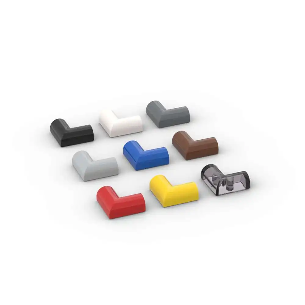 

MOC 10PCS Puzzle Particle 79757 Curved 2x2x2/3 Corner Blocks Kit Slope Compatible Brands Bricks Particle Toy Gifts Dropshipping