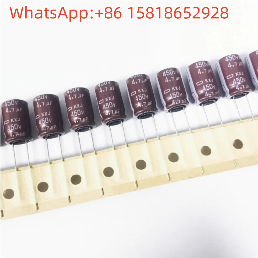 10pcs 450V 4.7uF 10X16 Black Diamond KXJ High Frequency Long Life Original Electrolytic Capacitor 4.7µF 450V