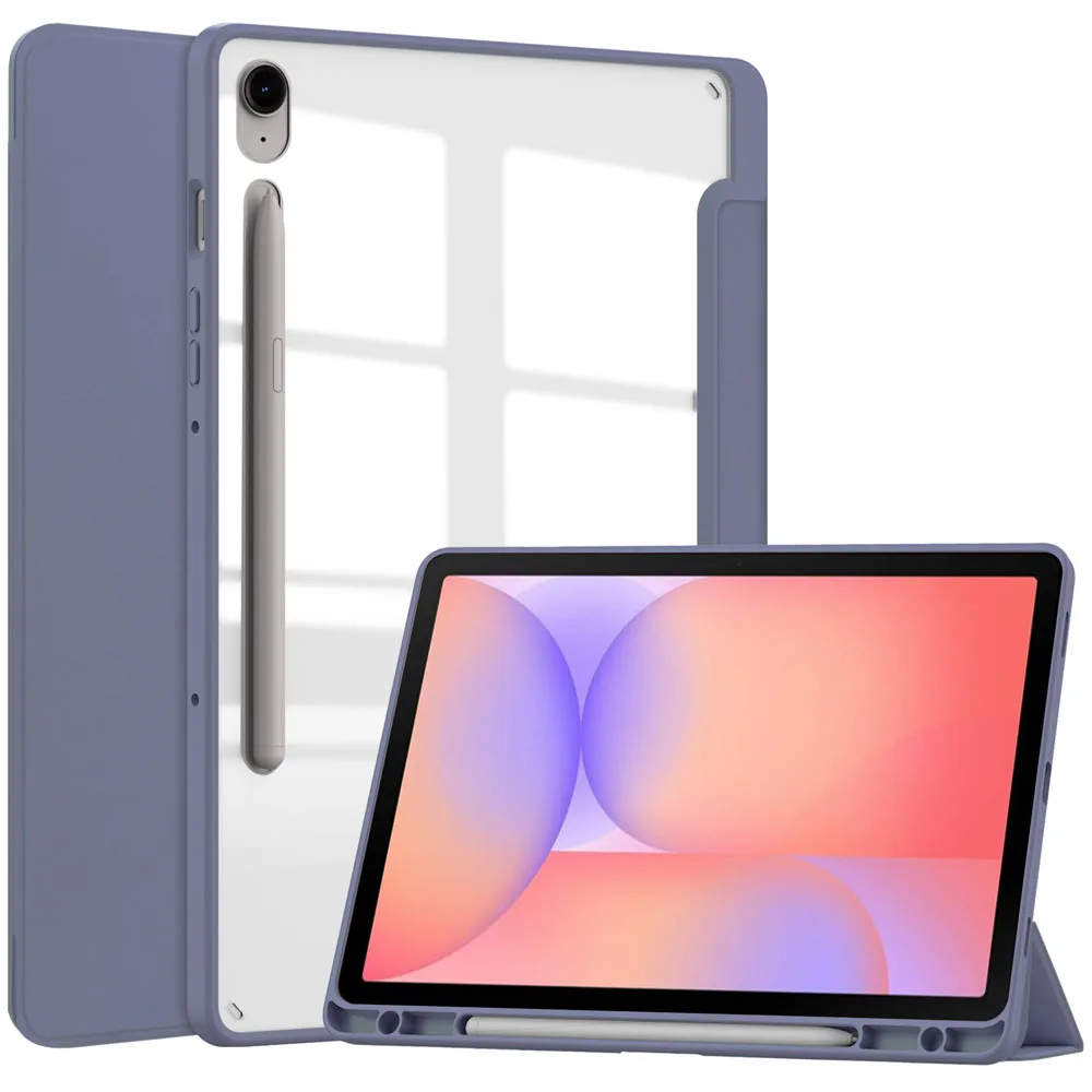 

For Samsung Galaxy Tab S10 Lite 2025 SM-X400 X406B With Pencil Holder Case For Galaxy Tab S10 FE / S9 FE 10.9 inch Tablet Cover