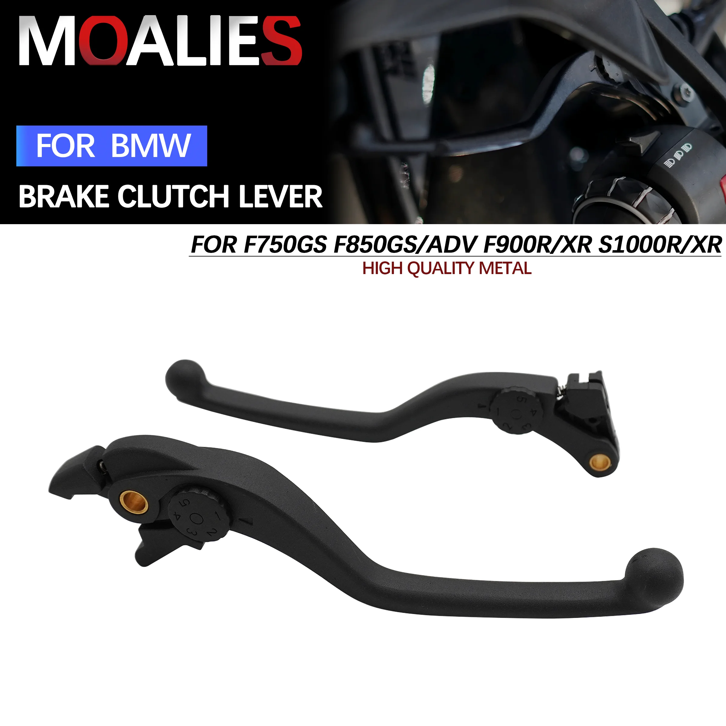 Dźwignie sterujące motocyklowe do BMW F850GS/ADV F750GS F900XR F900R S1000R S1000XR, dźwignia hamulca przedniego i sprzęgła F 850 GS 900 XR
