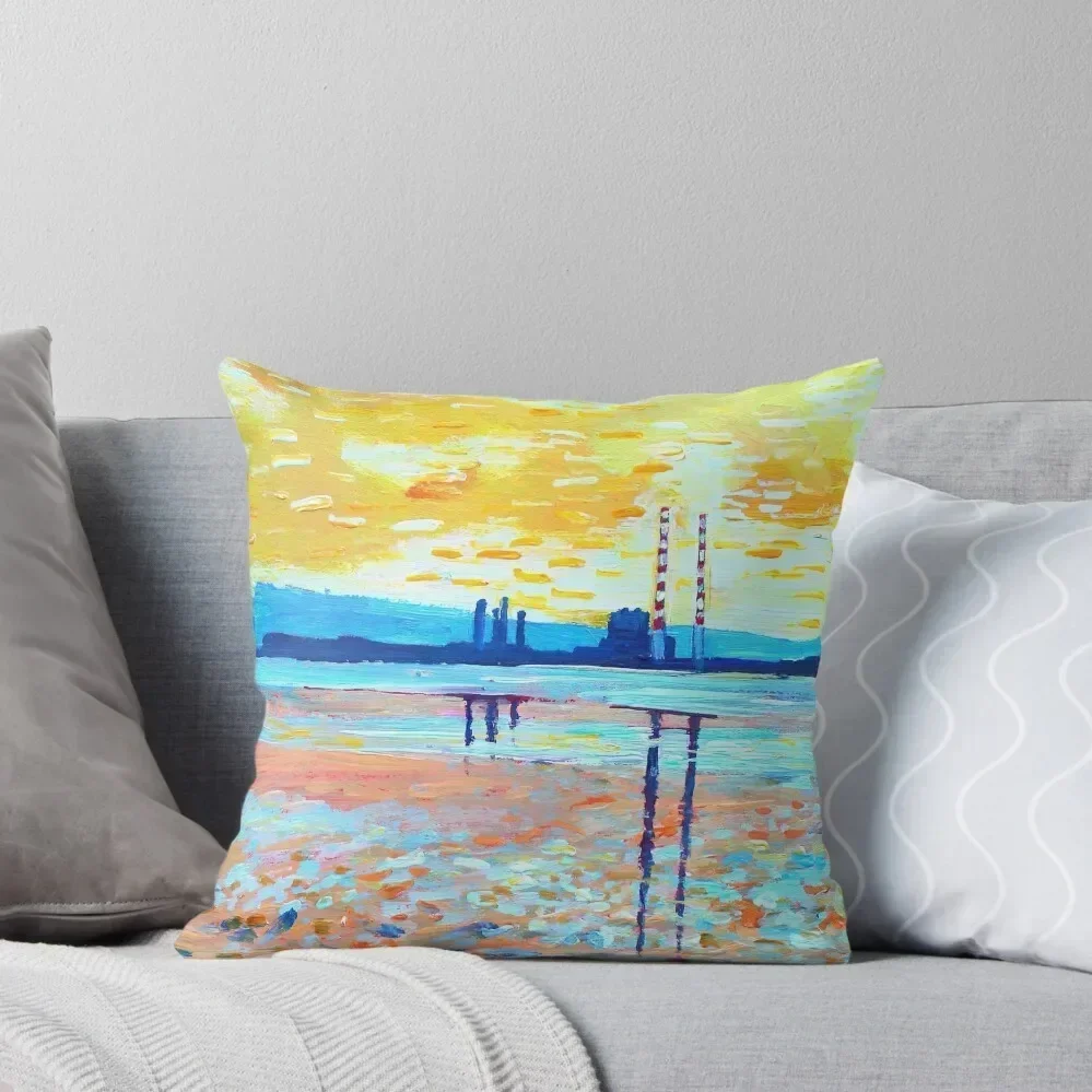 

Poolbeg, Dublin, Ireland Throw Pillow Cushion Cover Set Pillowcase Cushion anime girl Couch Cushions pillow