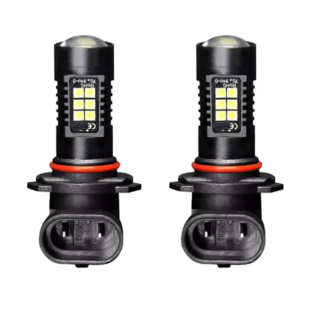 2X Aluminum Alloy H1SMD LED Fog Driving Light Bulbs Daytime Running