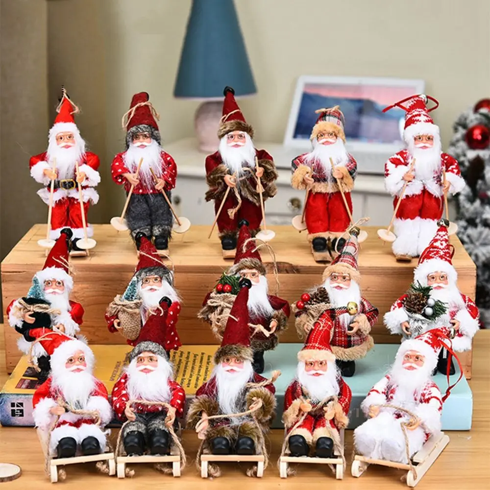 Xmas Tree Drop Ornaments Home Table Decor Figurine N1N Hanging Pendants Christmas Decorations Santa Figure Santa Claus Doll