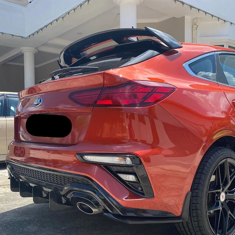 

For Kia Cerato 2019--2024 Year Spoiler Roof Rear Wing Body Kit Accessories ABS Plastic