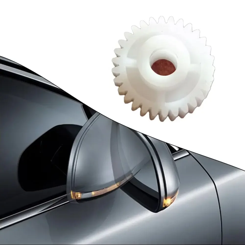 30 T Rearview Mirror Folding Motor Gear For Hyundai For Santa Fe Plastic White Easy Installation High Quality