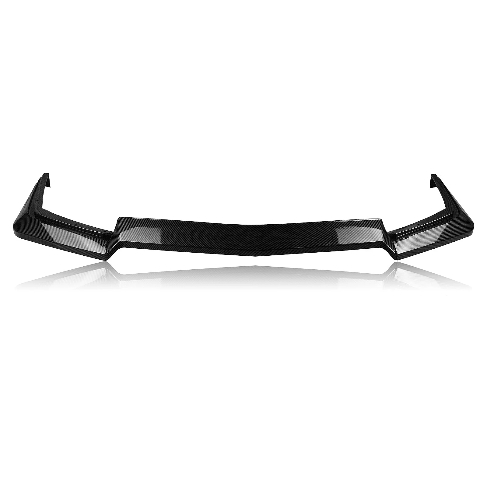 Front Bumper Spoiler Lip For Cadillac CTS-V 2009 2010 2011 2012 2013 2014 2015 Carbon Fiber Look/Gloss Black Lower Splitter Kit