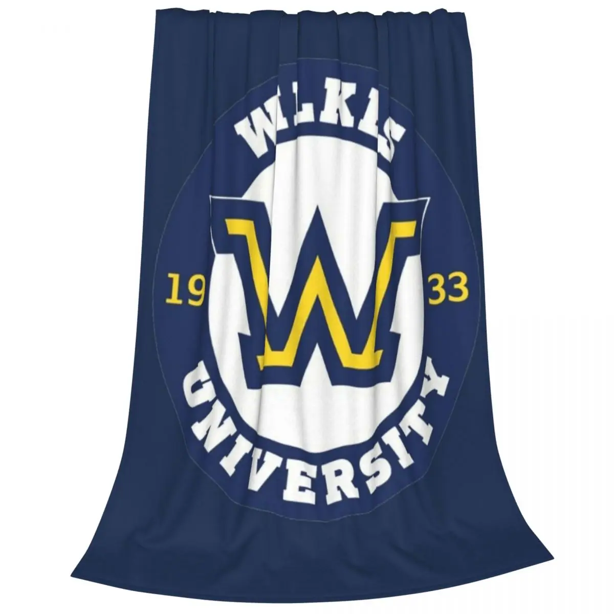 Wilkes University Blankets Flannel Portable Sofa Throw Blankets For Couch Bedding Office Throws Bedspread Quilt