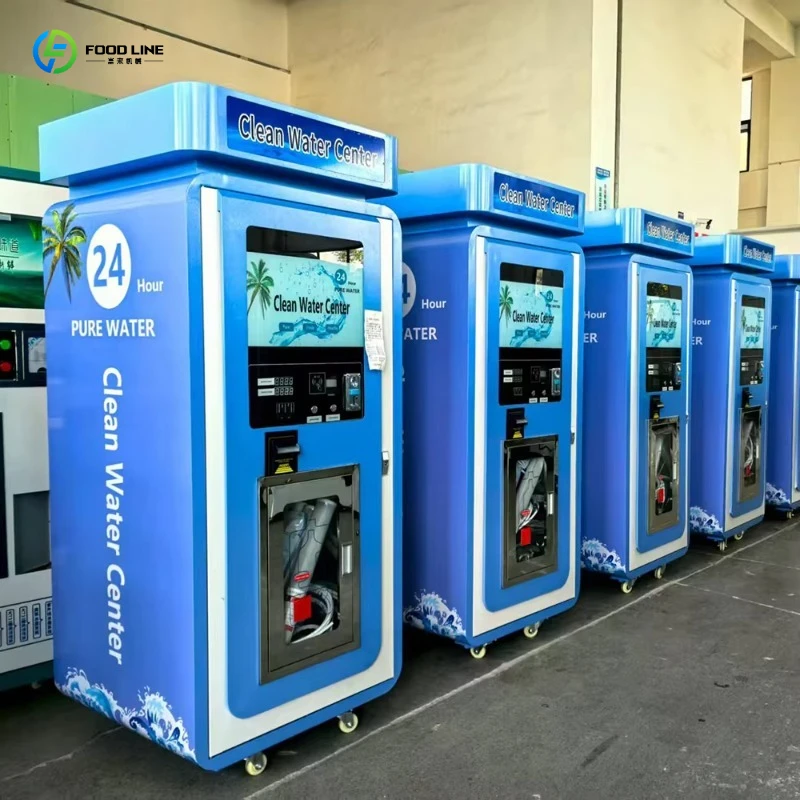 2026 New Purified Water Vending Machine Stainless Steel UV Sanitation Multi Pay for Supermarket Customized
