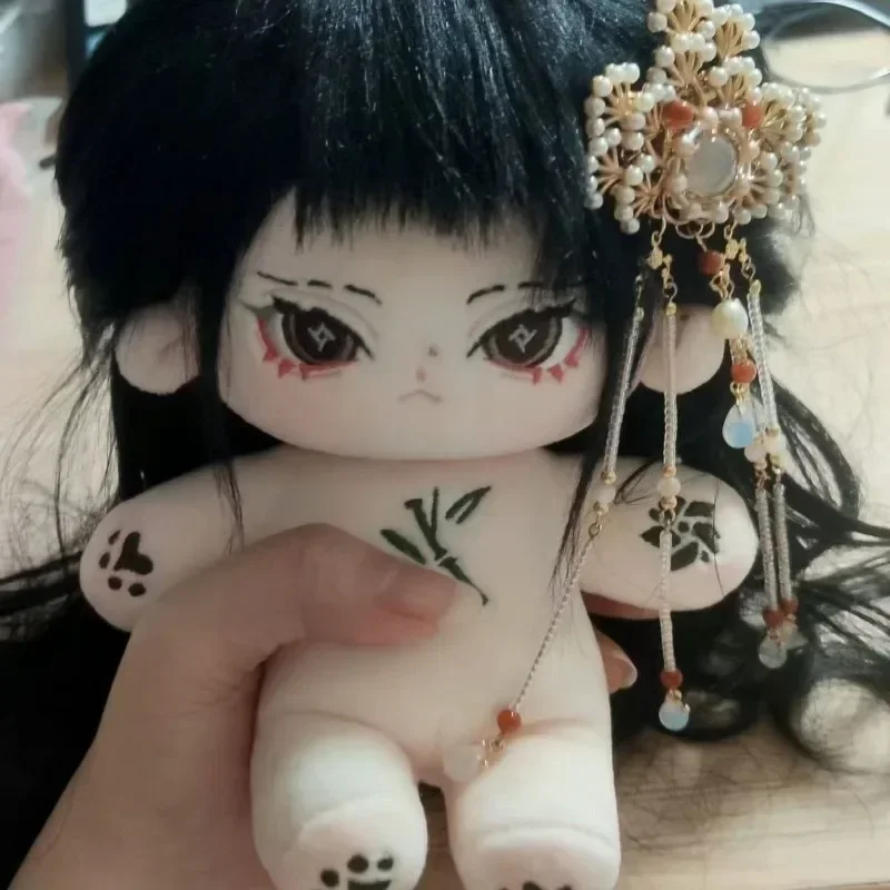 

20cm Game Identity V Antiquarian Kawaii Cosplay Anime Soft Plush Doll Body Wigs Fans Collection Cartoon Plushie Toy Figures Gift