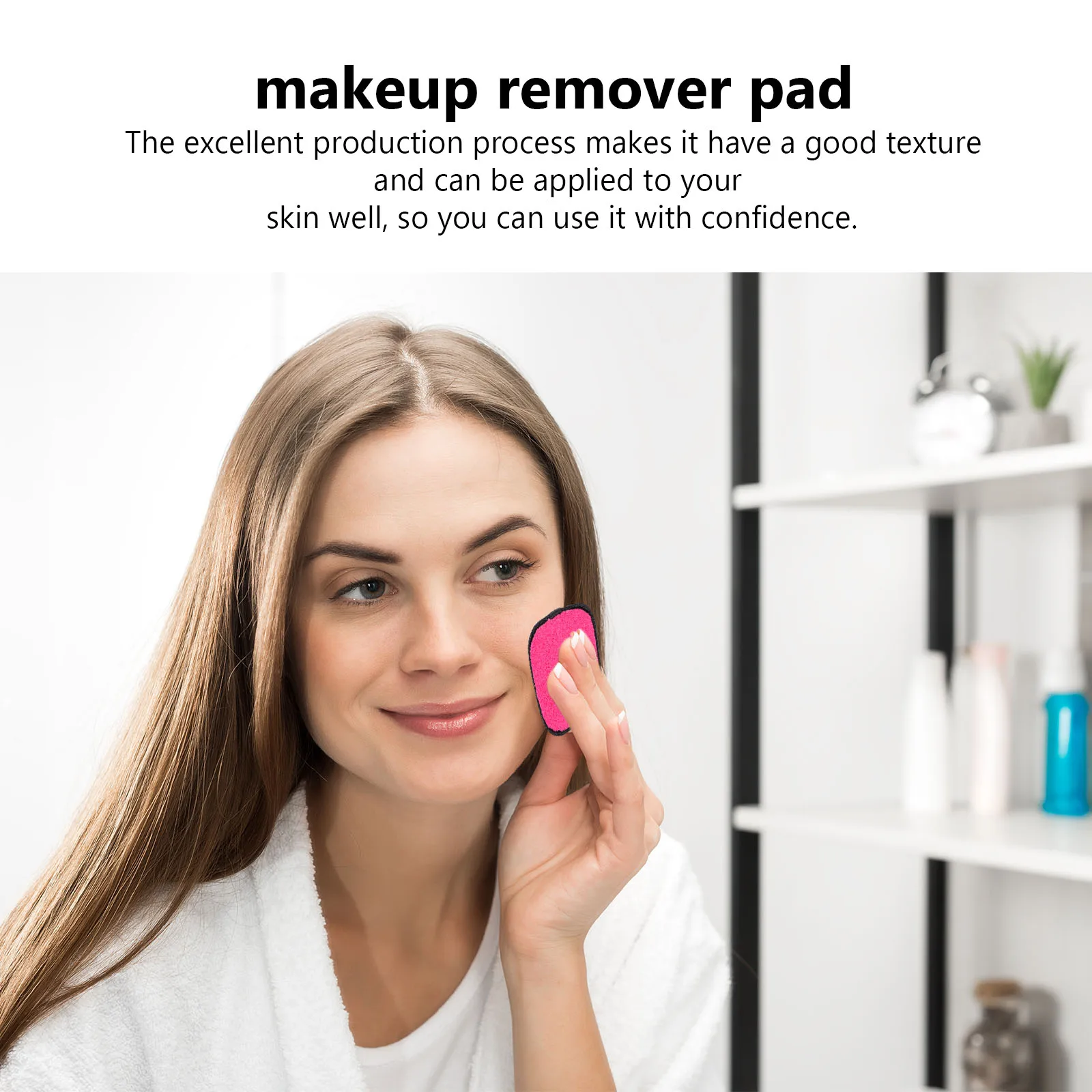   5-delige make-up remover katoen poederdons super reinigende sponzen pads bamboe oogverwijdering wasbare vezel voor gezicht diep