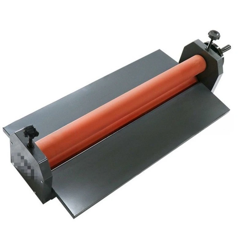 130x38x22 cm Cold Laminator Machine Manual Vinyl Photo Film Cold Laminator Hand Crank Pressure Cold Roll Laminator