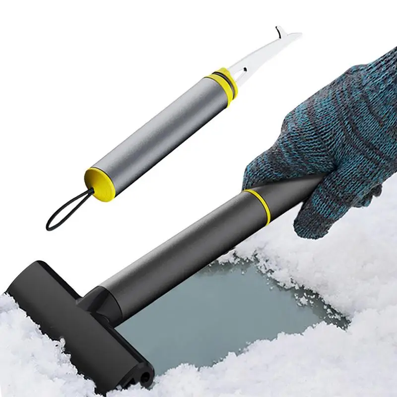 Grattoir à glace pour pare-brise de voiture, brise-glace, nettoyage rapide, brosse à verre, pelle à neige, essuie-glace pour livres