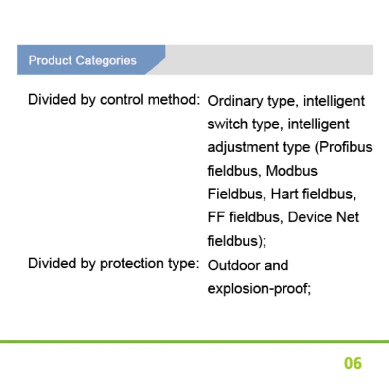 Partial Rotation Actuator Intelligent Regulation Type AC 380V Electric Motorized Electric Actuator