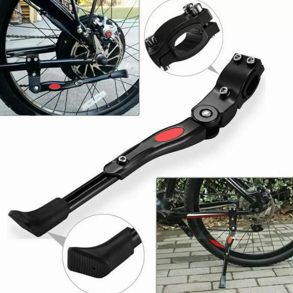 MTB Road Bicycle Kick Stand Aluminum Kickstand 24/26/27.5/29/700C Adjustable Mountain Bike Support Side Rear Parkingrack