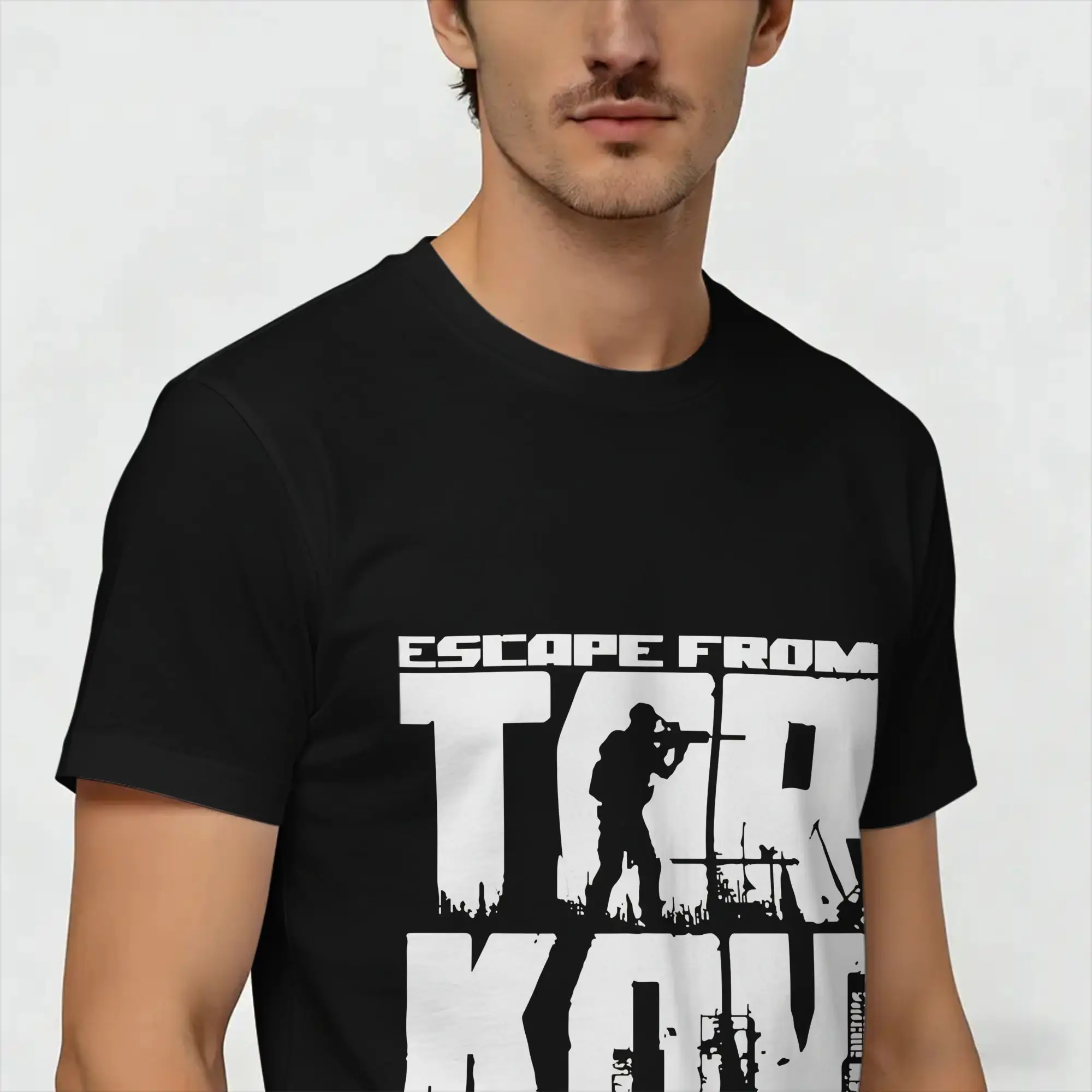 Scav Run Men's T Shirt  Escape from Tarkovs   Novelty Tees Short Sleeve O Neck T-Shirts Cotton Plus Size Tops