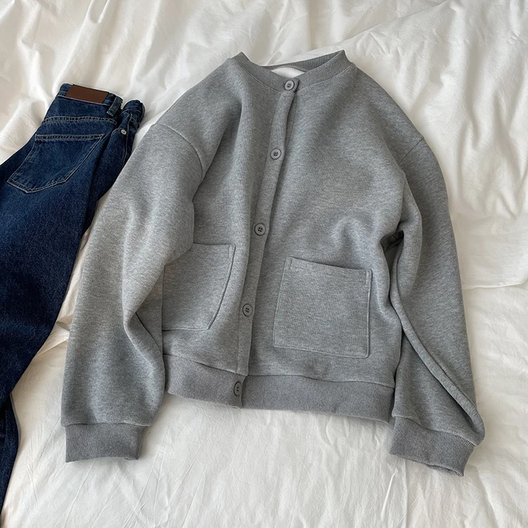 بلوزات نسائية ملابس خريفية حياكة حرارية بالإضافة إلى زي العمل لطلاب المدارس المتوسطة Preppy متعددة الكتف وسيم