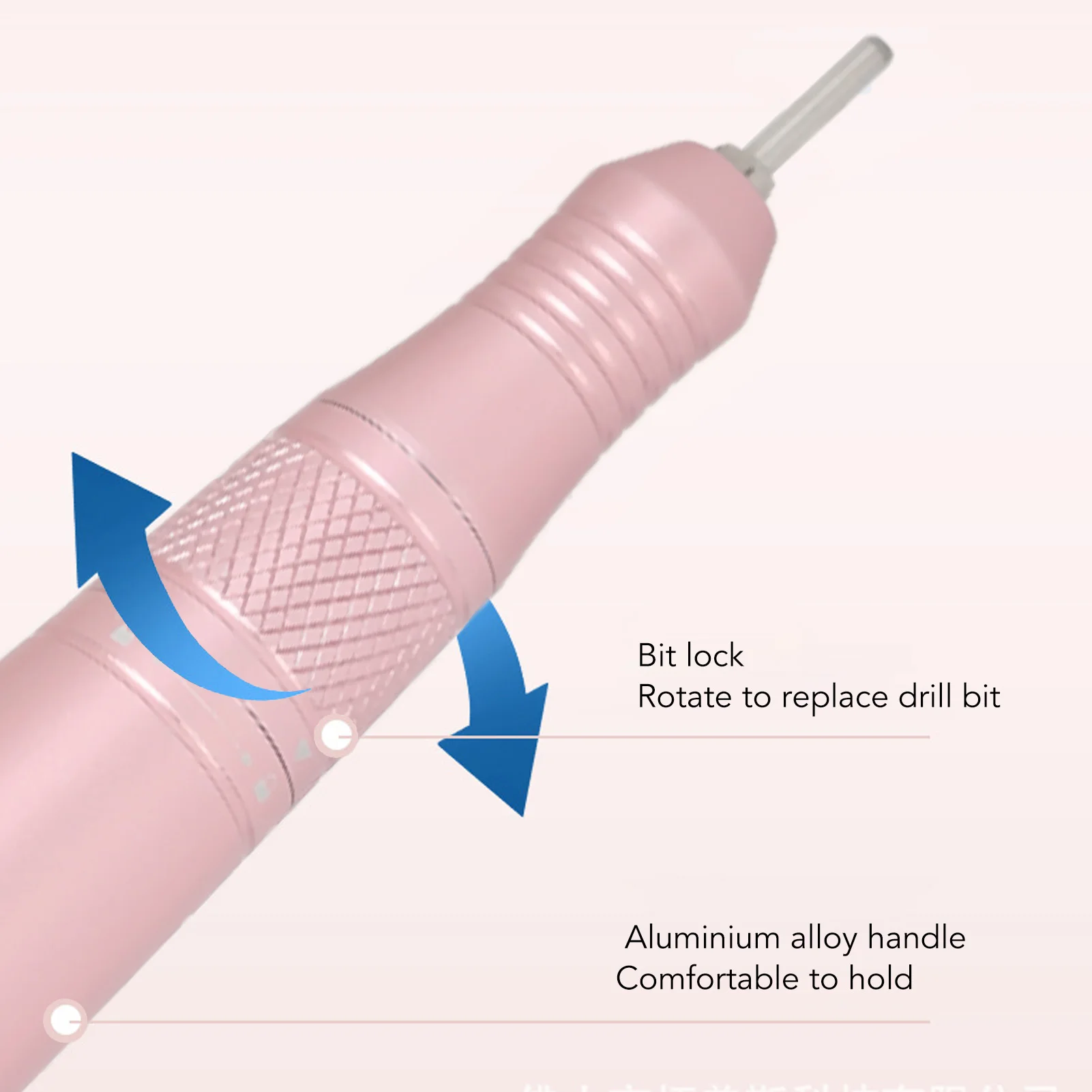 Kit smerigliatrice elettrica per unghie Lucidatore per unghie 35000 giri/min Penna per smalto portatile ricaricabile per manicure e pedicure